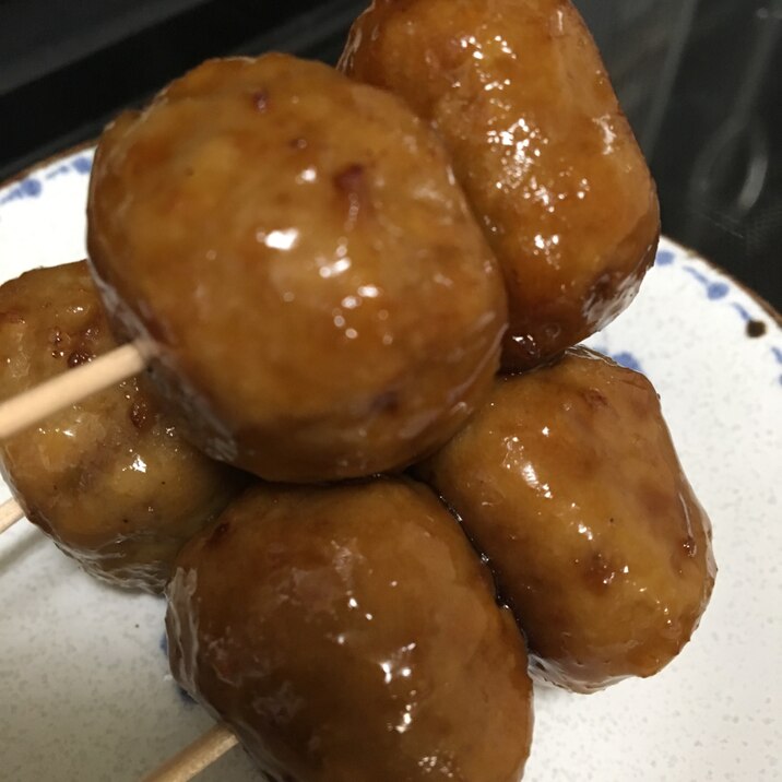 お弁当にも♪簡単自作焼き鳥のたれ♡つくね